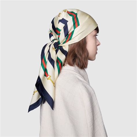 gucci head scarf price|Gucci neckerchief.